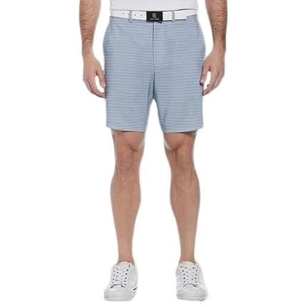 PGA TOUR Men's Active Gripper Waistband Shorts Tradewinds Gray Size 30 NEW 8"